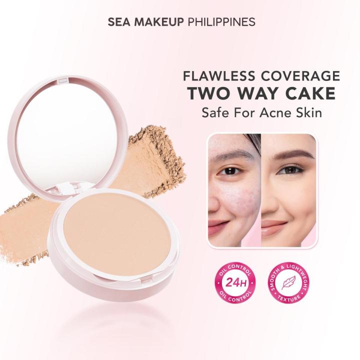 Sea Makeup Acne Cover and Smooth Two Way Cake